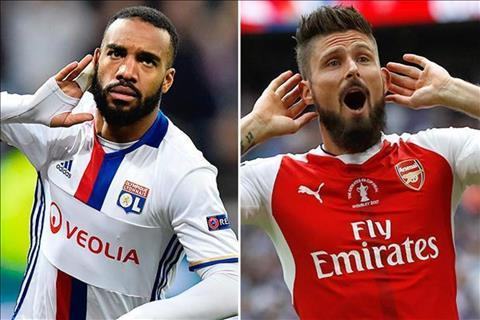 Lyon xác nhận đàm phán với Giroud, báo giá Lacazette cho Arsenal