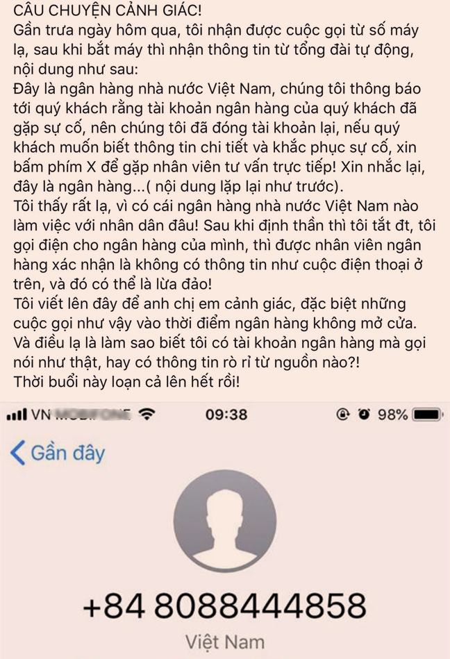 Mạo danh Ngân hàng Nhà nước để lừa đảo