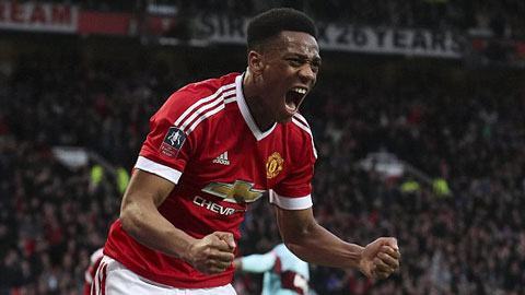 Martial ghi bàn, M.U hút chết trước West Ham