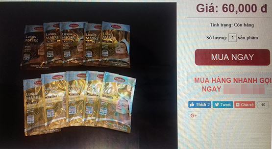 Rước họa vì… mặt nạ dát vàng