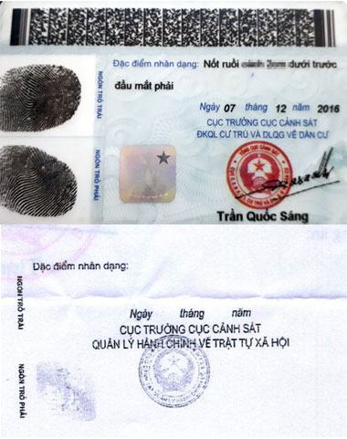 Mẫu thẻ căn cước công dân mới từ tháng 10