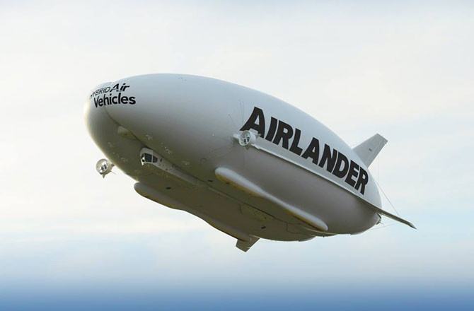 Airlander là máy bay lai khinh khí cầu dài hơn 91m. 