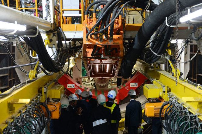 Bắt đầu làm đường hầm lớn cho tuyến metro TP.HCM