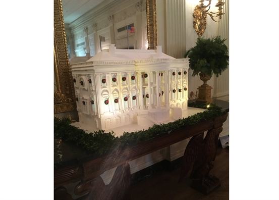 Melania Trump chon chu de ai quoc de trang hoang Nha Trang Giang sinh 2018