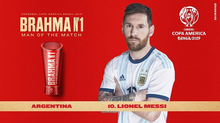 Messi bất ngờ đoạt danh hiệu đầu tiên ở Copa America