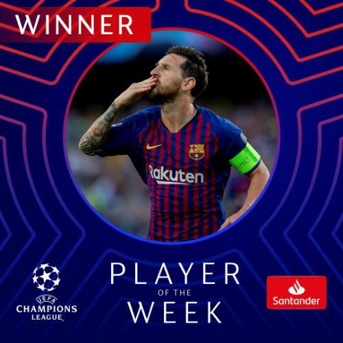 Messi hay nhất lượt đầu Champions League