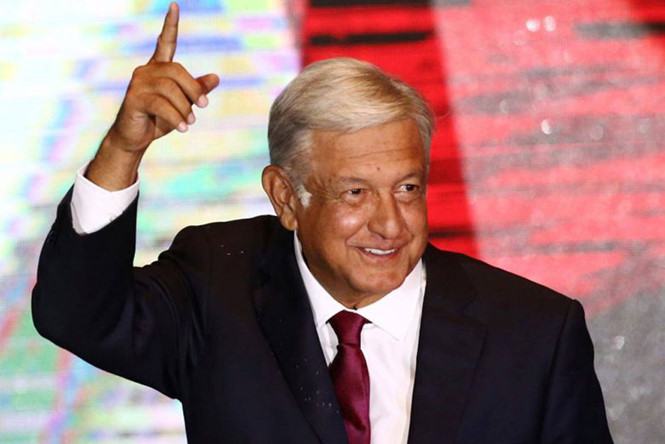 Tổng thống đắc cử  Lopez Obrador /// Reuters