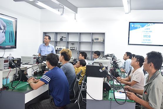 Sinh viên được đào tạo nghề miễn phí