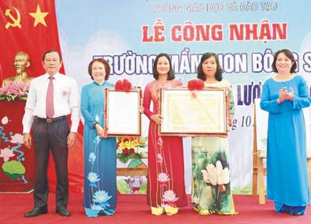 Trường Mầm non Bông Sen (Q. Tân Phú): Từng bước khẳng định chất lượng trong công tác nuôi dạy trẻ