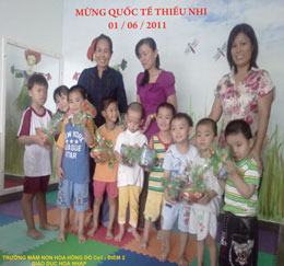 MN DL Hoa Hồng Đỏ tổ chức ngày Quốc tế thiếu nhi