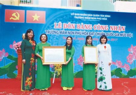 Trường Mầm non Phú Hòa – Quận Tân Bình: Không ngừng nỗ lực vươn lên