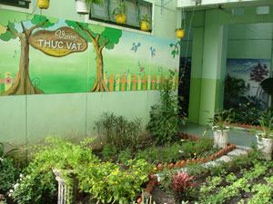 Mô hình vườn trường: Học sinh yêu thiên nhiên hơn