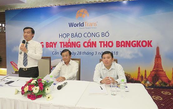 Mở đường bay thẳng Cần Thơ – Bangkok – Cần Thơ