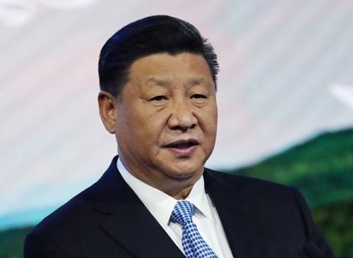 Chủ tịch Trung Quốc Tập Cận Bình tại diễn đàn kinh tế ở Nga hồi tháng 9. Ảnh: AFP.