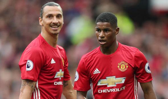 Mourinho gạt Rooney, xếp Rashford đá cắm thay Ibra