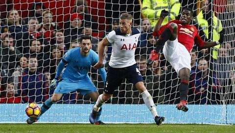 Pogba và các đồng đội đã không thể ghi nhiều hơn 1 bàn vào lưới Tottenham