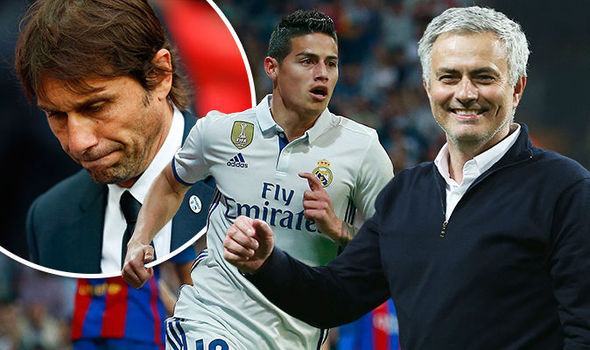 MU đánh bật Chelsea giành James Rodriguez