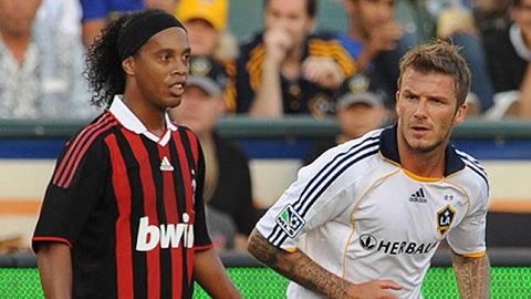 M.U không có được Ronaldinho vì… Beckham