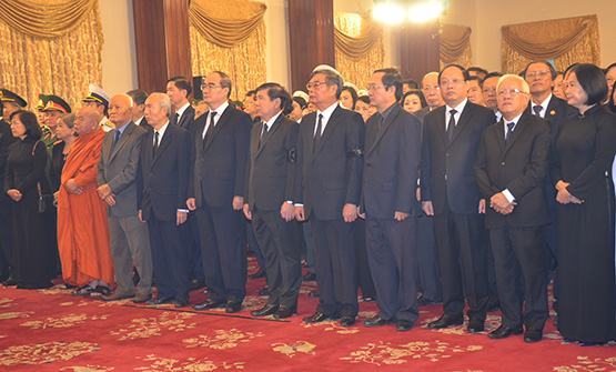 Lễ truy điệu nguyên Tổng Bí thư Đỗ Mười