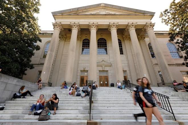 Các sinh viên tại Đại học Bắc Carolina năm 2018  /// Reuters