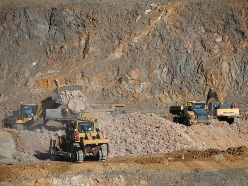 Khai thác đất hiếm ở Mountain Pass (Mỹ) năm 2020  /// REUTERS