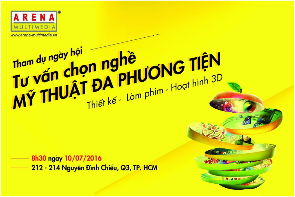 Ngày hội Tư vấn chọn nghề mỹ thuật đa phương tiện: Thiết kế – Làm phim – Hoạt hình 3D