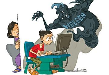 Nắm tay con trên thế giới ảo