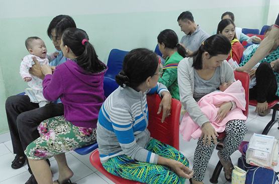 Nắng nóng, bệnh nhi tăng!