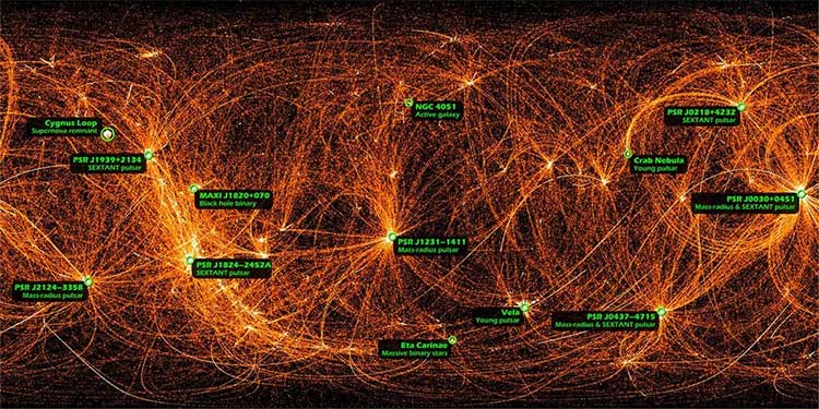 Các nhà khoa học tại NASA đã dùng tia X để xây dựng bản đồ các vì sao.