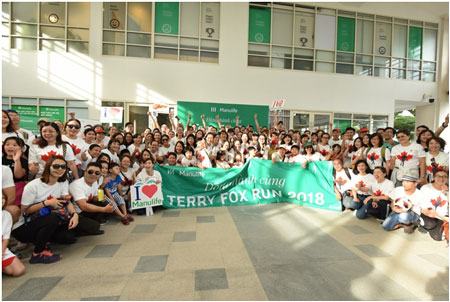 Gần 700 nhân viên và đại lý Manulife Việt Nam tham gia chương trình chạy bộ từ thiện Terry Fox 2018