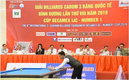 Nước tăng lực Number 1 tiếp tục đồng hành cùng Giải Billiards Carom 3 băng quốc tế Bình Dương