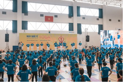 700 người dân tham gia đồng diễn Yoga tại TP. HCM