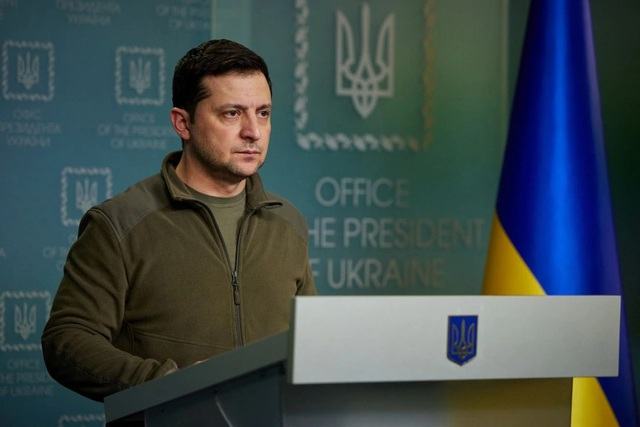 Tổng thống Ukraine Volodymyr Zelensky. Ảnh: Reuters