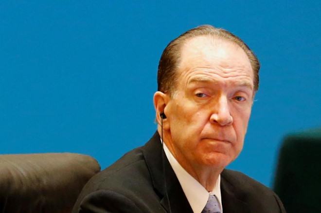 Chủ tịch Ngân hàng Thế giới David Malpass trong chuyến thăm và làm việc tại thủ đô Bắc Kinh, Trung Quốc ngày 21.11.2019 /// Reuters