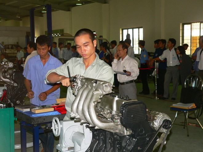 Ít thí sinh vào trường nghề sẽ làm mất cân bằng thị trường lao động trong tương lai /// Ảnh: Mỹ Quyên