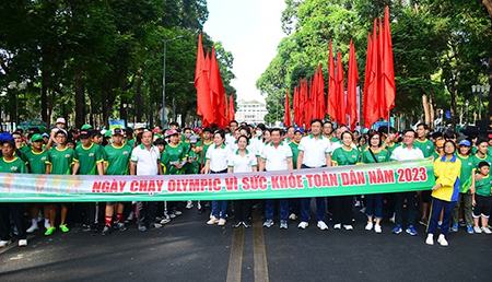 TP.HCM: Sôi nổi Ngày chạy Olympic vì sức khỏe toàn dân năm 2023