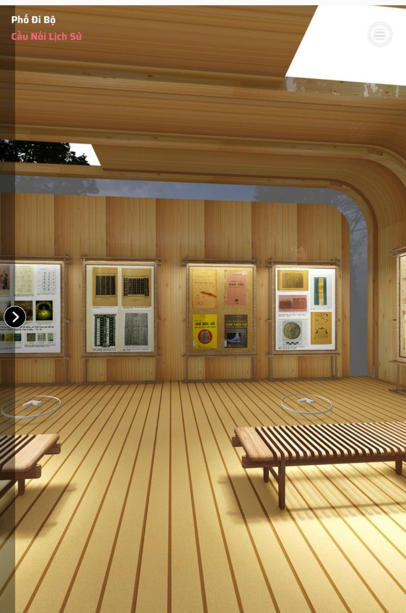 Mỗi không gian sẽ có MC người thật hoặc trí tuệ nhân tạo AI giới thiệu 