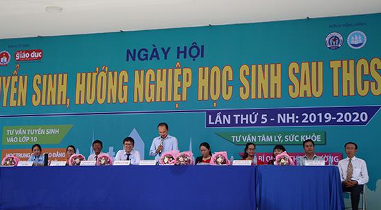 Hàng ngàn học sinh khối 9 tham gia ngày hội tuyển sinh, hướng nghiệp sau THCS