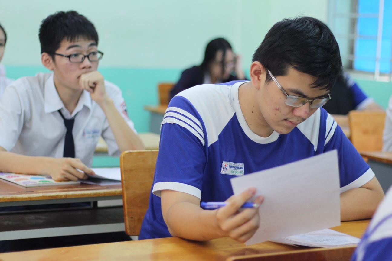 Một số thí sinh không đến được điểm thi do thời tiết xấu