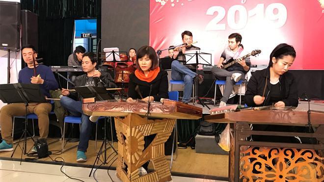 Buổi diễn tập tại Nhà hát Ca múa nhạc Việt Nam /// Ảnh Phúc Duy