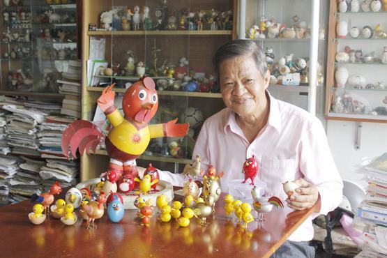 Kỷ lục gia đam mê tạo hình vỏ trứng