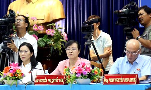 Tổ đại biểu Quốc hội TP HCM. Ảnh: Phạm Duy