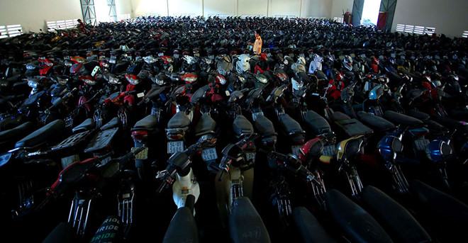 Người vi phạm nộp tiền bảo lãnh sẽ được tự bảo quản phương tiện