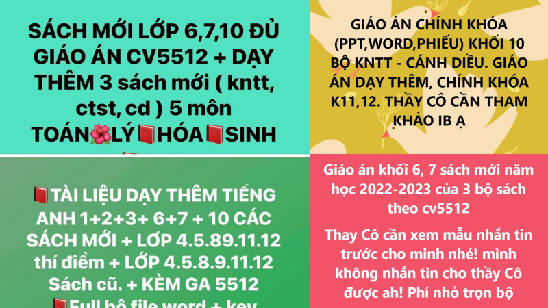 Nguy hại khi mua giáo án trên mạng - ảnh 2