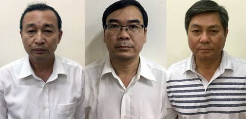 Ông Nam, Út và Kiệt. Ảnh: Bộ Công an.