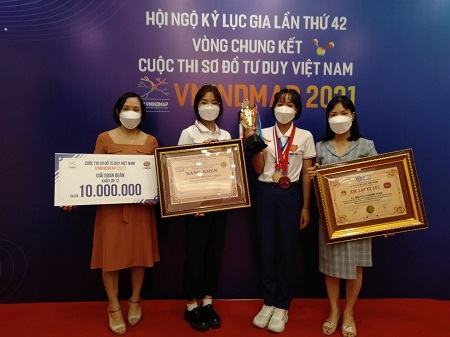 Nguyễn Phương Thảo – Quán quân khối 12 Sơ đồ Tư duy Việt Nam 2021: Tôi làm được, các bạn cũng làm được!