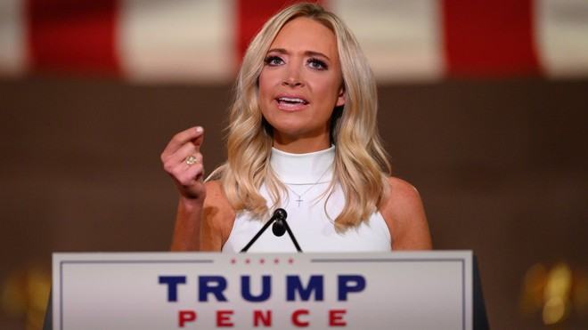 Thư ký báo chí Nhà Trắng Kayleigh McEnany /// AFP