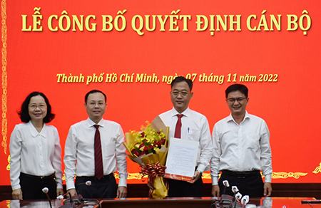 Ông Nguyễn Minh Đức làm Phó Chánh Văn phòng Thành ủy TP.HCM