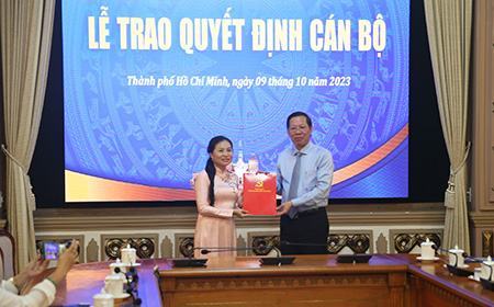 Bà Phan Kiều Thanh Hương làm Phó Giám đốc Sở Nội vụ TP.HCM