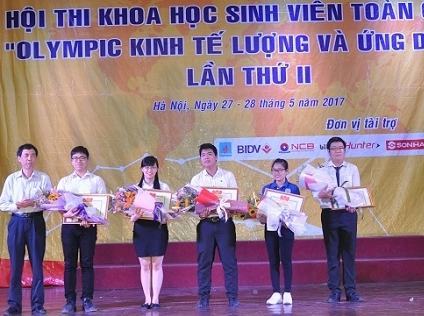 Sinh viên Trường ĐH Bà Rịa – Vũng Tàu: Đoạt giải nhì hội thi khoa học sinh viên toàn quốc